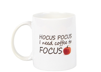 ‘Hocus Focus I Need Coffee To Focus’ Ceramic Coffee Mug